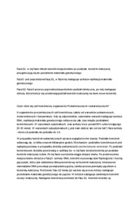 Wykład - cykl komórkowy