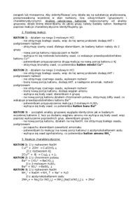 Sprawozdanie - identyfikacja wybranych kationów