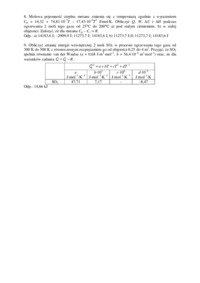 Podstawy chemii fizycznej - zadania do wykładu cz. 7