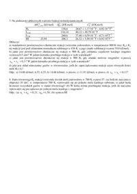 Podstawy chemii fizycznej - zadania do wykładu cz. 4