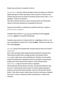 Funkcje stopy procentowej w gospodarce rynkowej