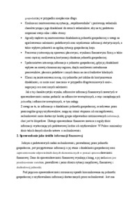 SPRAWOZDANIE JAKO ŹRÓDŁO  INFORMACJI FINANSOWEJ