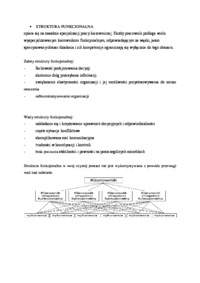 Schematy struktur organizacyjnych firmy - omówienie