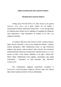 Ogólna charakterystyka skał i masywów skalnych - wykład - grunty skaliste