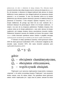 Obciążenia dodatkowe i wyjątkowe - wykład
