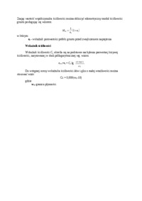 Ściśliwość gruntu-opracowanie