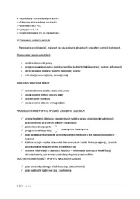 Zarządzanie zasobami ludzkimi-opracowanie