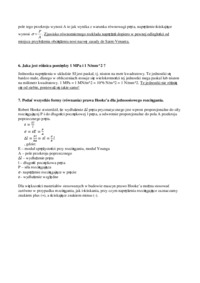 Wytrzymałość materiałów-opracowanie zagadnień na egzamin