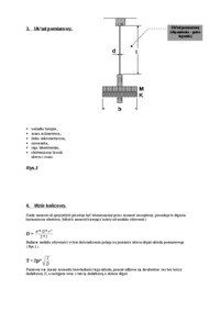 Wyznaczanie modułu sztywności metodą dynamiczną-sprawozdanie z ćwiczeń