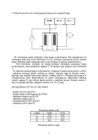 Wyznaczanie stosunku elektromagnetycznego elektronu-opracowanie