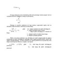 Badanie ruchu elektronów w lampie oscyloskopowej-opracowanie
