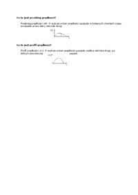 Wykład - przebieg i profil prędkości