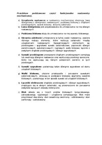 Wykład - podstawowe części funkcjonalne nastawnicy mechanicznej