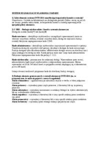 Systemy sygnalizacji włamania i napadu - wykład