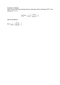 Twierdzenie 3 Smitha - wykład