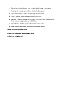 Ćwiczenia - technika cyfrowa