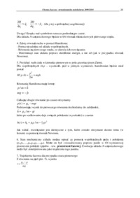 Chemia fizyczna - termodynamika molekularna 2009/2010-wykłady7