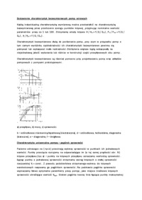 Charakterystyka wymiarowa pomp-opracowanie