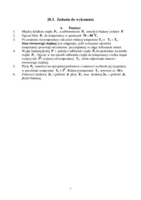 Pomiar przewodności cieplnej izolatorów - ćwiczenia