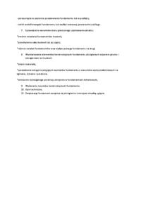 Etapy projektowania fundamentów bezpośrednich-opracowanie