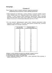 Dopływ do studni w warunkach ustalonych - sprawozdanie  - Hydrogeologia