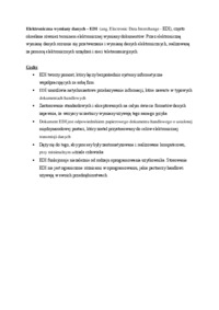  Elektroniczna wymiana danych - omówienie