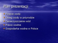 Woda i jej gospodarcze wykorzystanie Gr.2 - prezentacja
