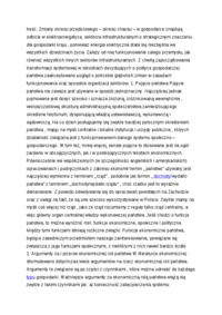 rola państwa w gospodarce