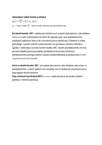 Koszty produkcji - omówienie -  Rodzajowy układ kosztów produkcji