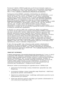 Historia integracje europejskiej (12 stron)