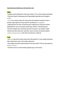 Tradycyjna organizacja zespołów - omówienie