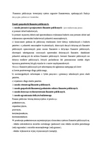 Finanse publiczne - omówienie - Dochody  finansów  publicznych