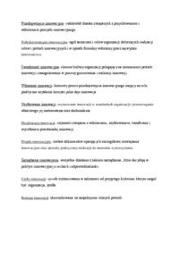 Zarządzanie innowacjami - podstawowe pojęcia