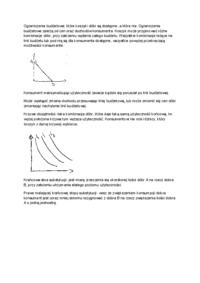Elementy modelu i zasady wyboru konsumenta - zachowanie konsumenta