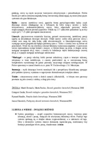 Definicje wybranych krótkich gatunków wierszowanych. Liryka i wiersz _ zwi_zki i ró_nice.