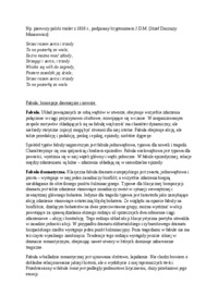 Sonet i triolet. Fabuła - koncepcje dawniejsze i nowsze