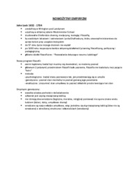 Nowożytny empiryzm-opracowanie