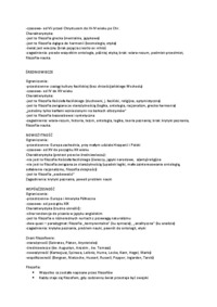 Powstanie filozofii-opracowanie