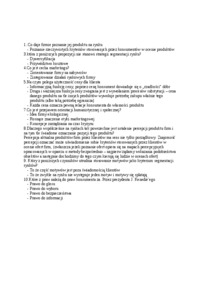 Opracowanie egzaminu  - Segmentacja rynku