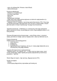 Zagrożenia ekonomiczne- opracowanie