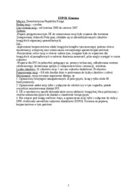 EUPOL - Kinszasa, opracowanie