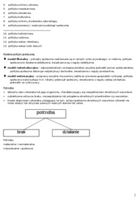 Polityka społeczna - model liberalny