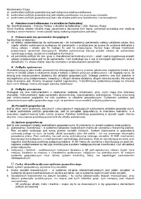 Polityka gospodarcza - państwa scentralizowane 
