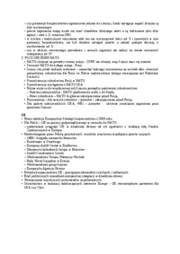 Zewnętrzne uwarunkowania polityki bezpieczeństwa RP- opracowanie