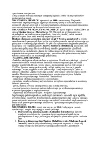 Nacjonalizm - klasyfikacja, rodzaje, nurty