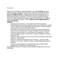 Trockizm- opracowanie