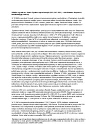 Polityka zagraniczna Stanów Zjednoczonych Ameryki- cele i kierunki aktywności, instrumenty jej realizacji