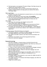 The loss of Inflections and Reasons for borrowing new words