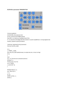 Opracowanie zagadnień do egzaminu - Filtr o nieskończonej odpowiedzi impulsowej