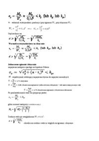 Wały - zginanie i skrecanie - wykład